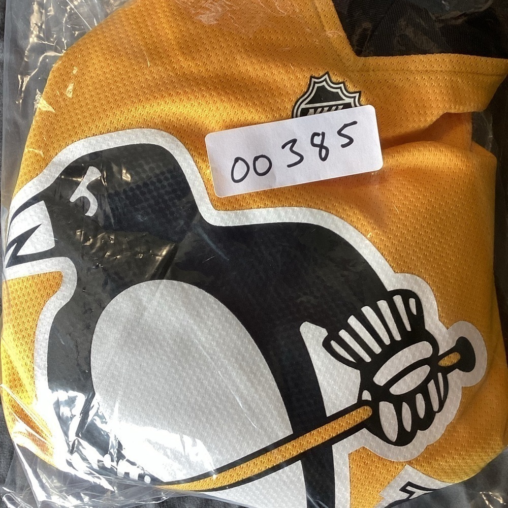 Pittsburgh Penguins Alt Replica Jersey Fanatics Youth Hockey Jersey L/XL - Picture 9 of 9
